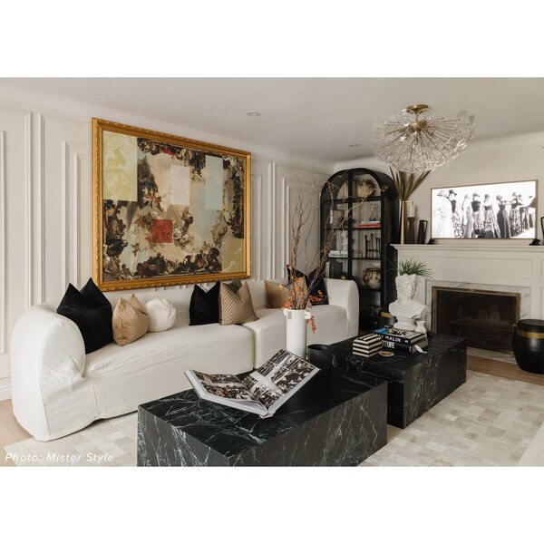Poppy Glass Semi Flush Mount